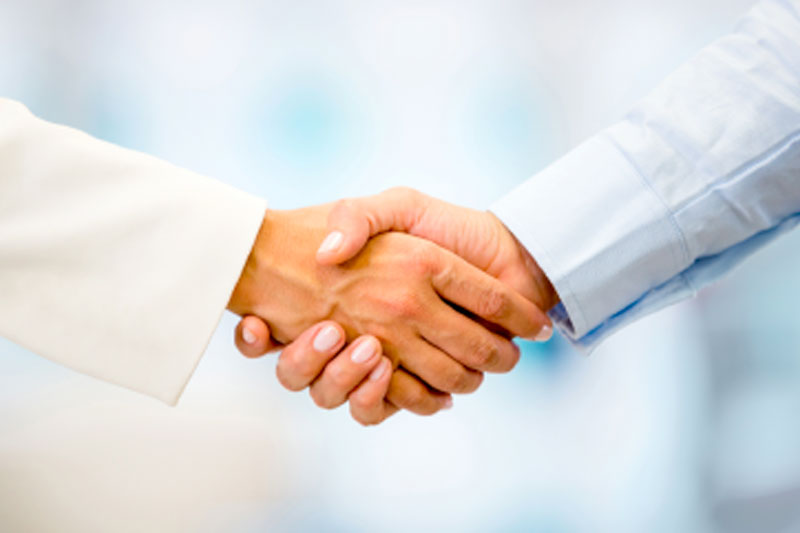 stock photo of a handshake